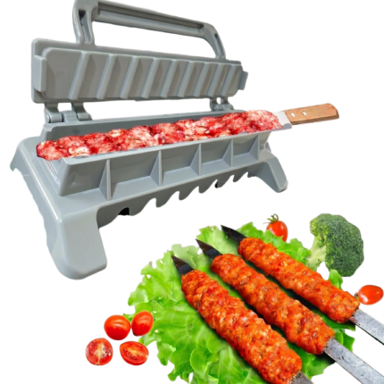 Opvouwbare kebabvorm voor kebabspiesen en gehakt