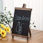 Vrijstaand houten bord voor boodschappen – 35 × 20 cm – afbeelding 2