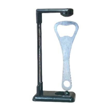 Flesopener met standaard voor bierflesjes – praktisch bewaren en decoratieve uitstraling voor bar & thuis