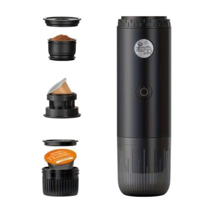 Draagbaar espressoapparaat 3-in-1 met zelfverwarming en 19 bar