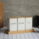 Opbergbakjes thuis in gebruik