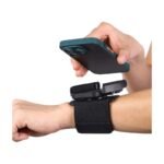 Telefoonhouder voor hardlopen met verstelbare band en stevige clip voor handsfree trainen aan de arm