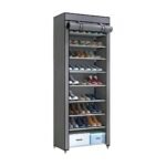 Schoenenopberger met meerdere planken en gesloten voorkant voor maximaal 27 paar schoenen in grijstinten - Afbeelding 2
