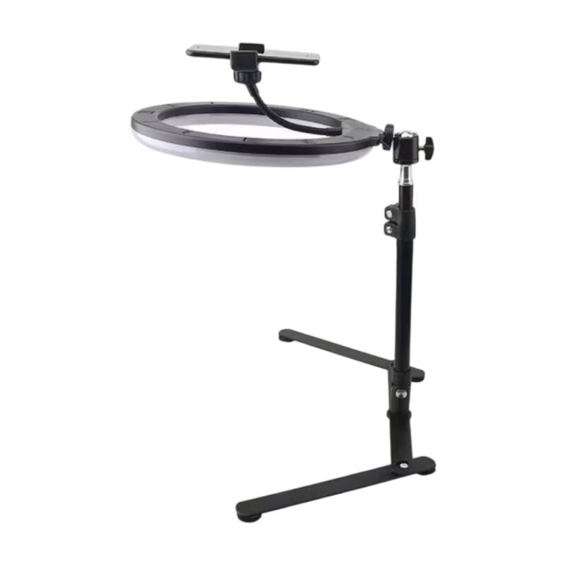 Overhead telefoonstandaard met ledlamp en 360° rotatie