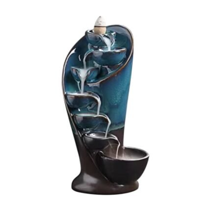 Keramische wierookhouder met watervaleffect