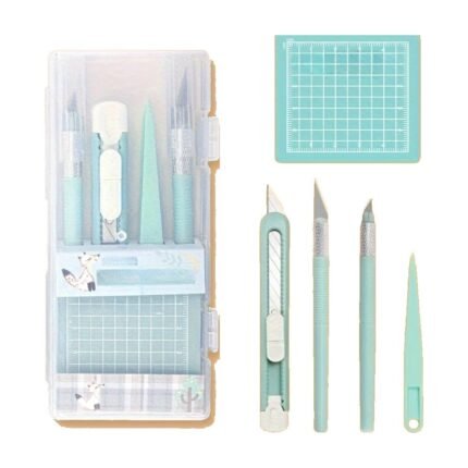 Scrapbooking-hobbymessenset met snijmat en etui